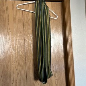 Coldwater Creek Striped Infinity Scarf Multicolor Soft Striped Knit